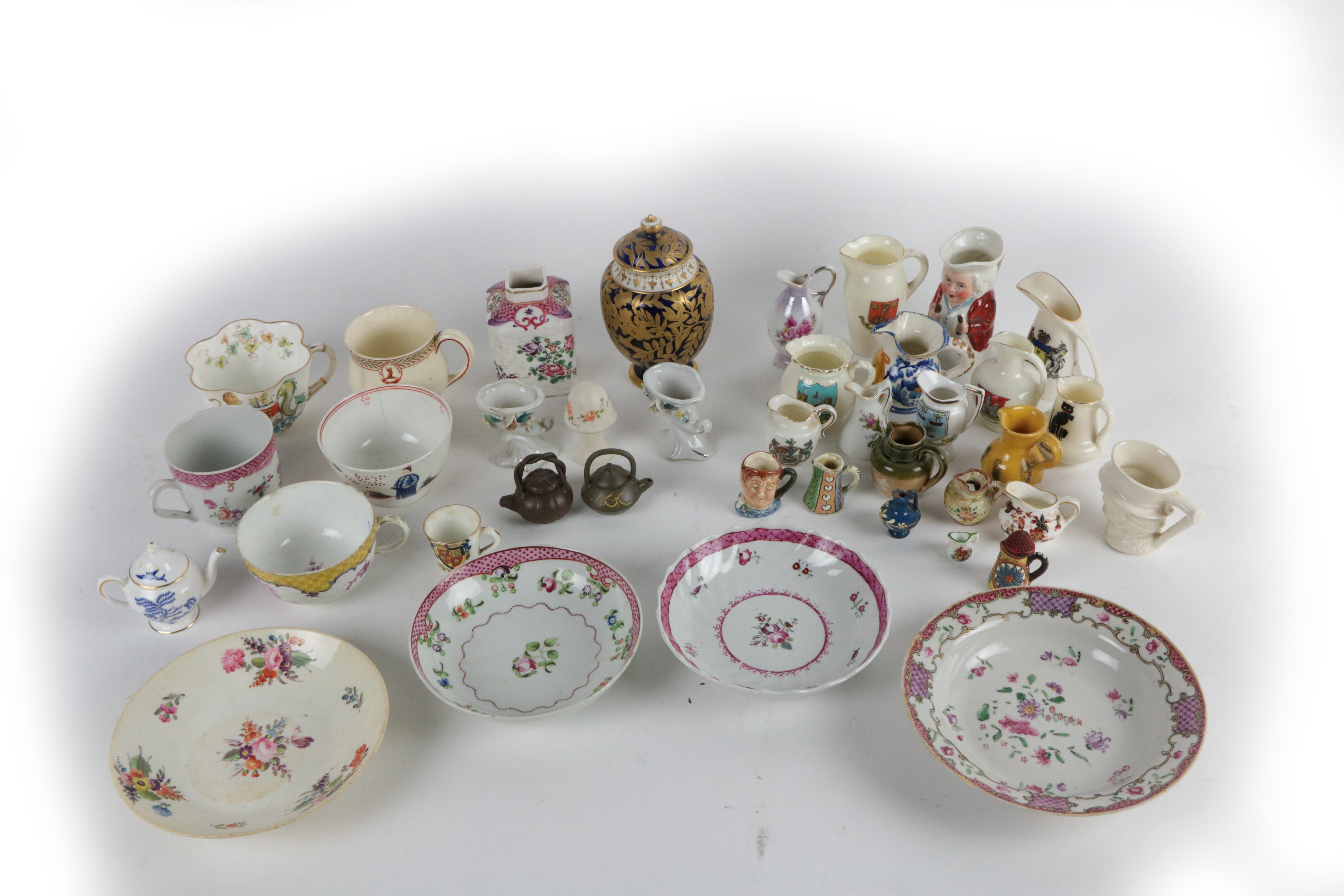 Porcelain and China: A varied collection of 19th Century and later Oriental & English Porcelain,