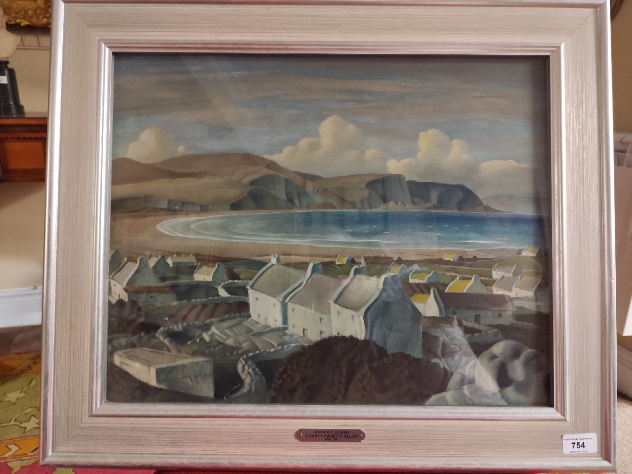 Harry Epworth Allen, British, R.A. (1894-1958) "Achill Island, Co. Mayo," O.O.B., extensive - Image 6 of 7