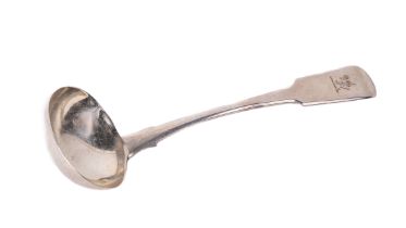 An Irish Georgian period Provincial Sauce Ladle, by Daniel Corbett, Cork c. 1813, approx. 1.5