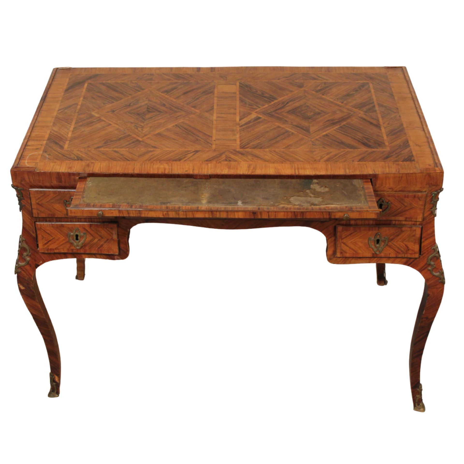 Elegante scrittoio a cinque cassetti - Elegant desk with five drawers - Image 2 of 2