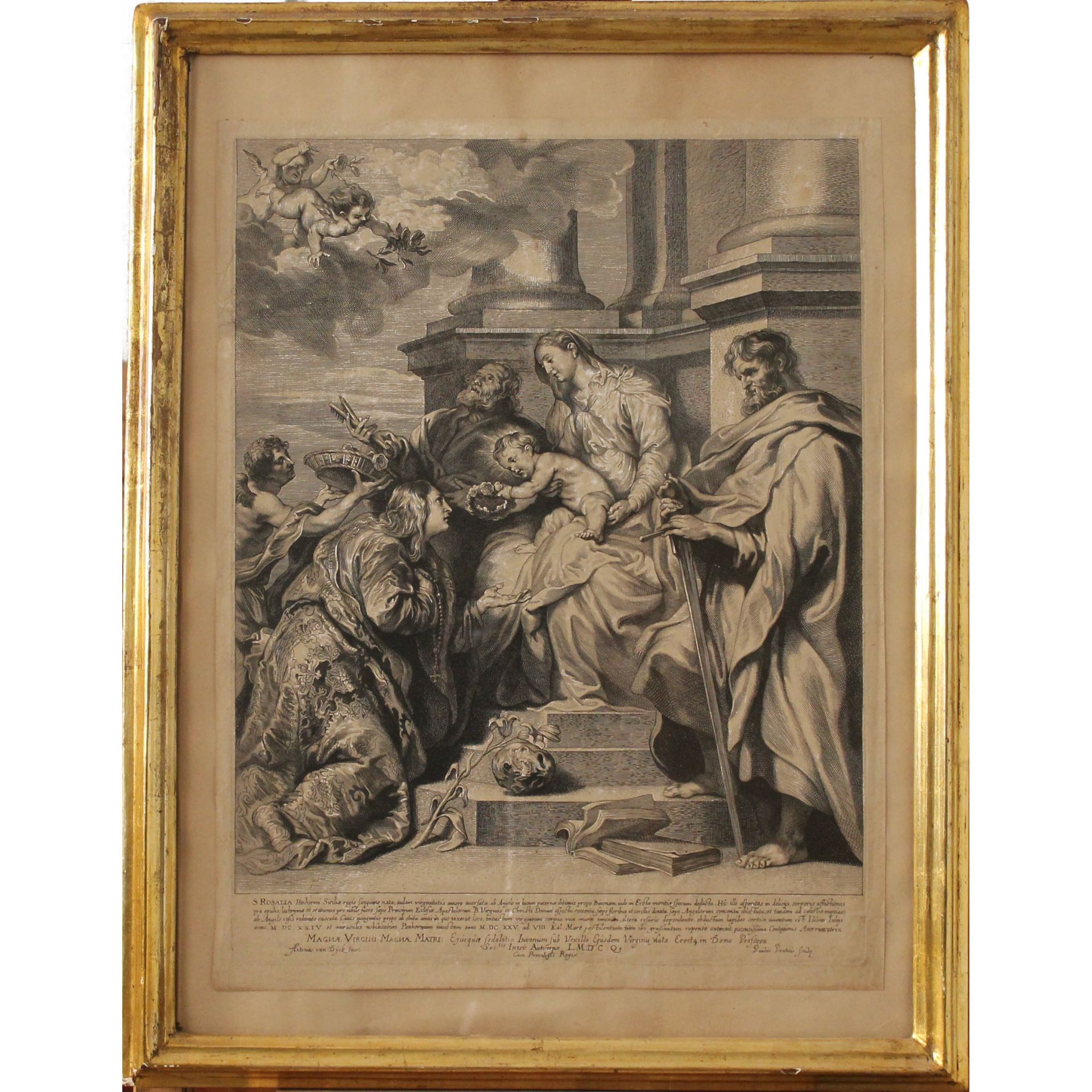 Santa Rosalia con la Madonna, il Bambino, San Pietro e San Paolo