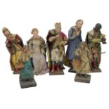 Sette figure da presepe - Seven nativity figures