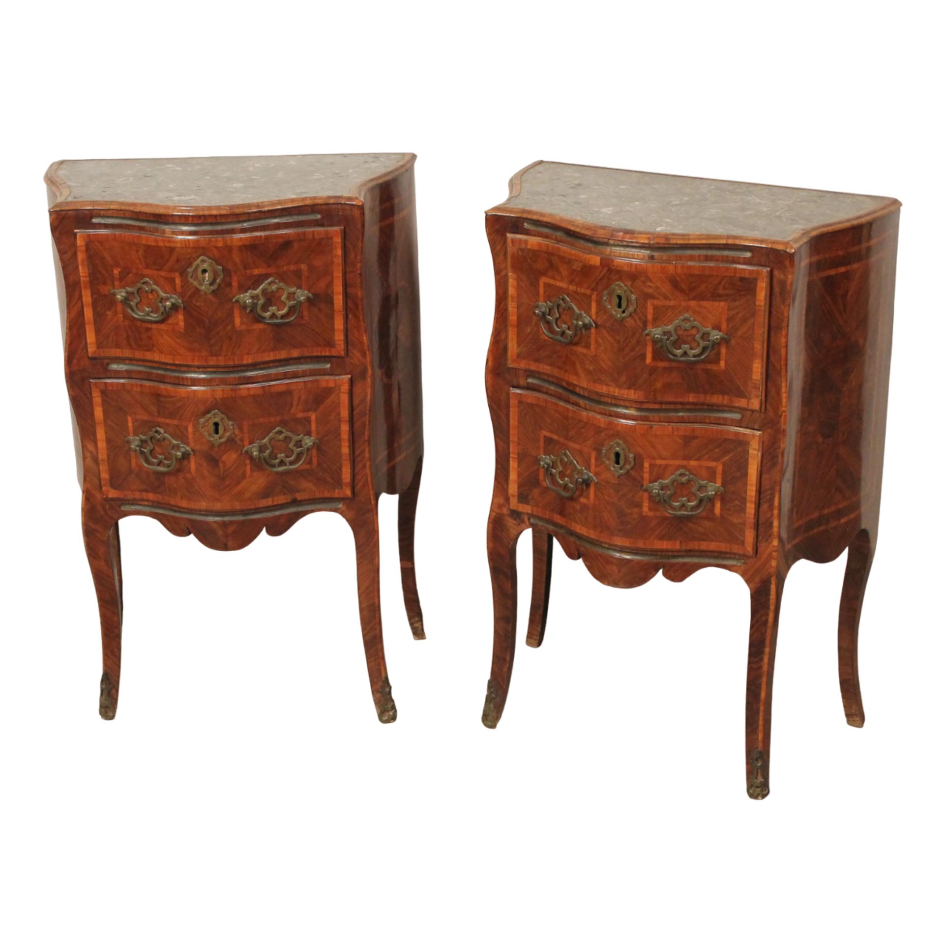Coppia comodini - Pair of bedside tables - Image 2 of 3