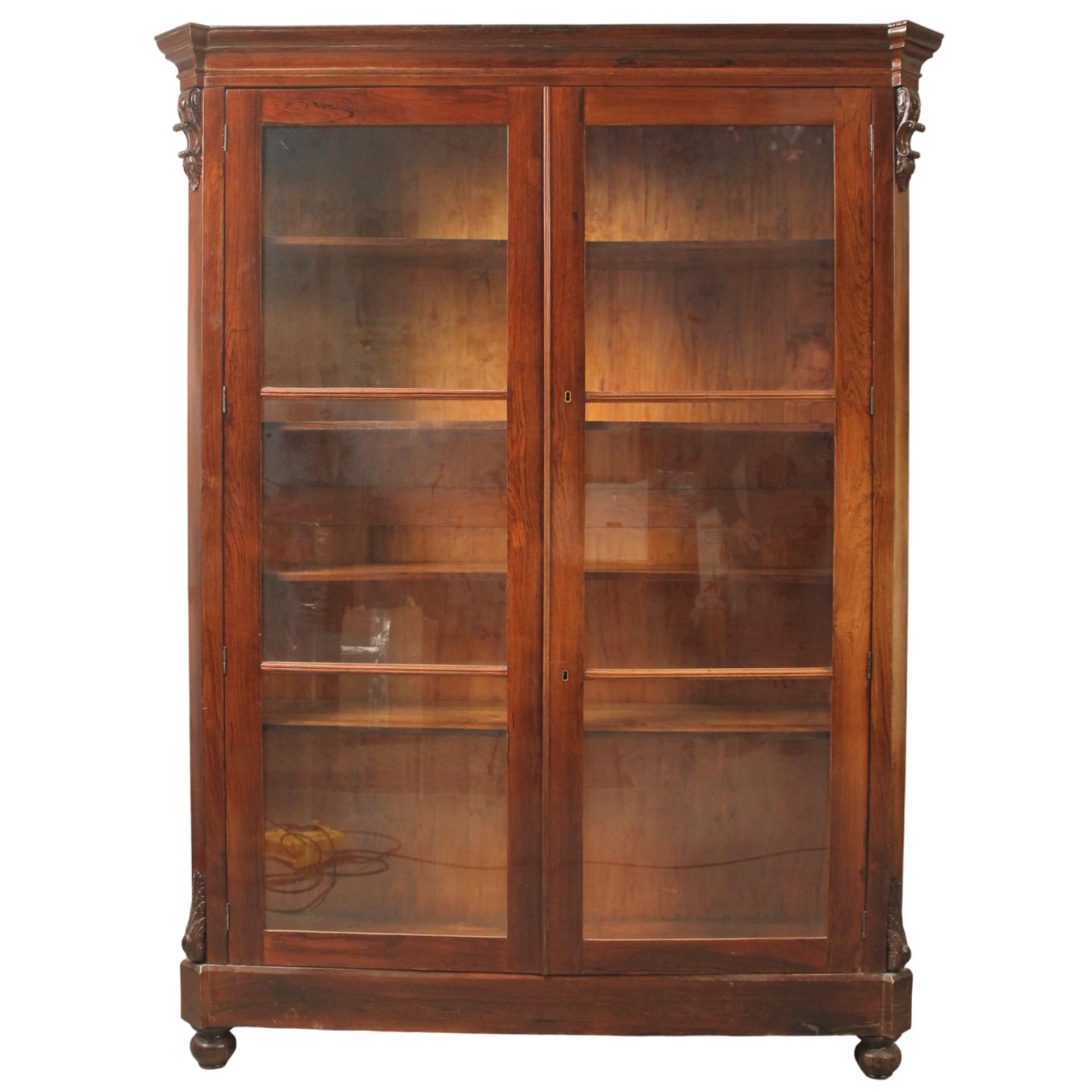 Coppia librerie a due ante - Pair of bookcases with two doors - Image 2 of 2