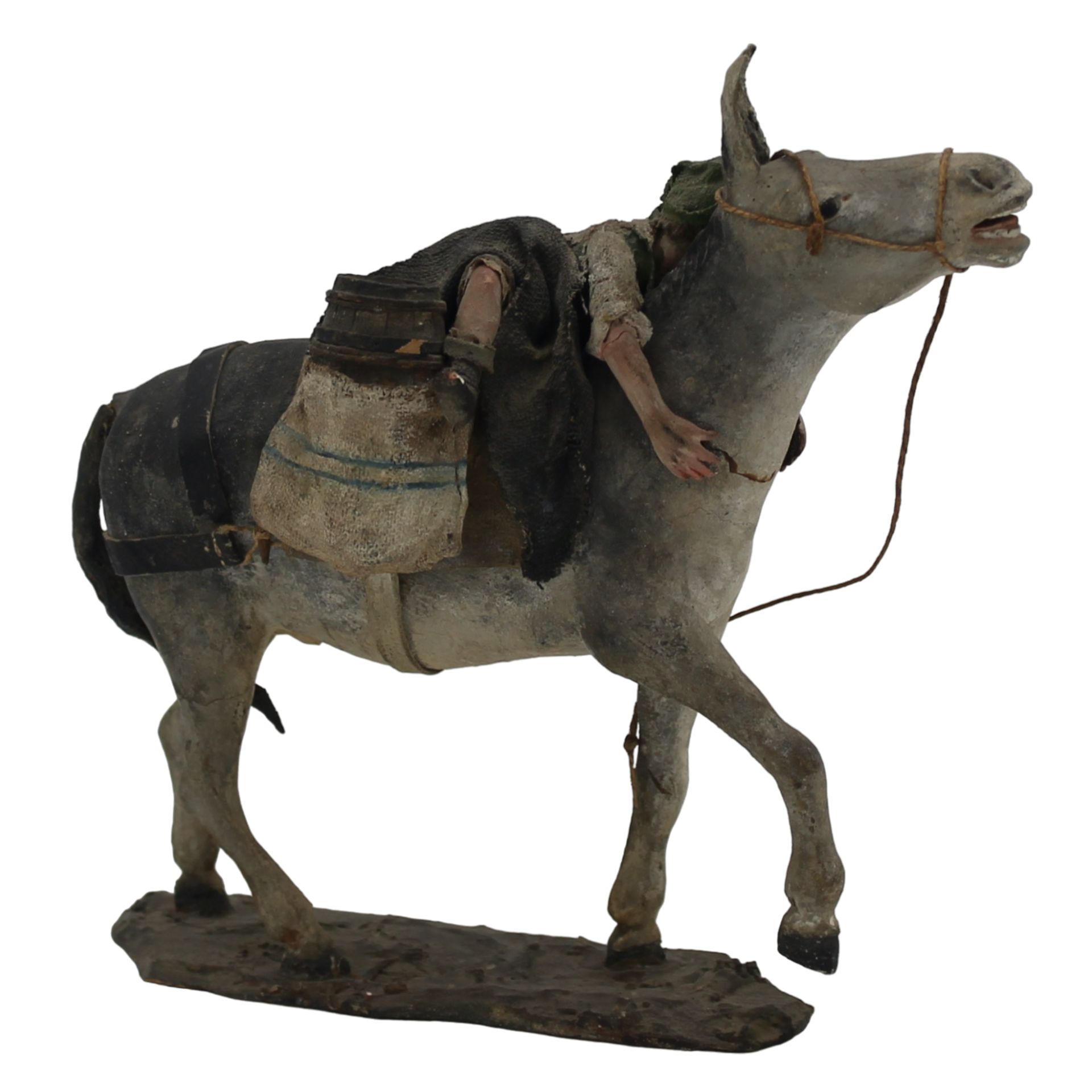 Popolano su asinello - Commoner on donkey - Image 2 of 2