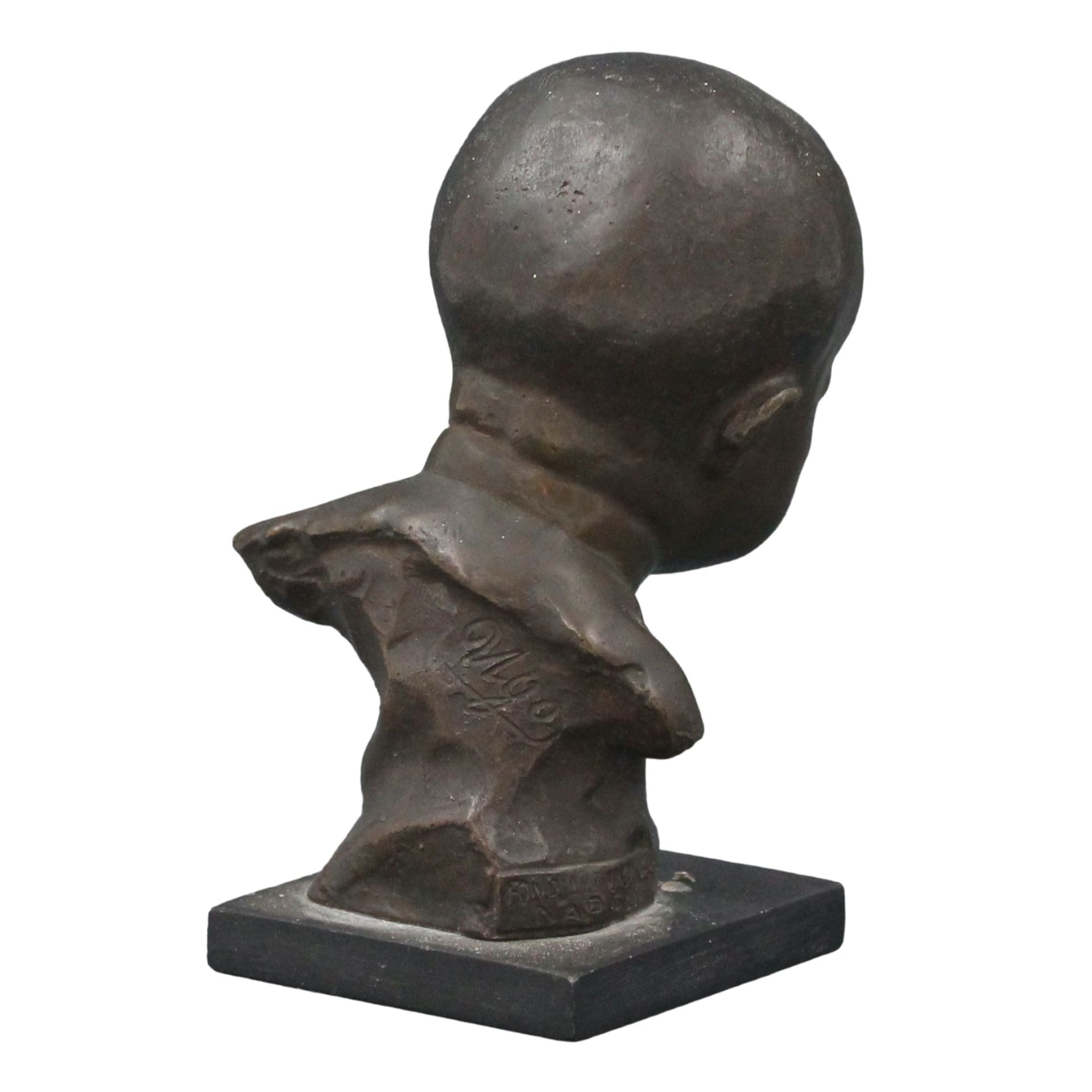 Antonio Ugo (1870/1950) "Mezzo busto di bimbo" - "Half-length of a child" - Image 2 of 2
