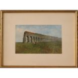 Rocco Lentini (1858/1943) "Acquedotto romano" - "Roman aqueduct"
