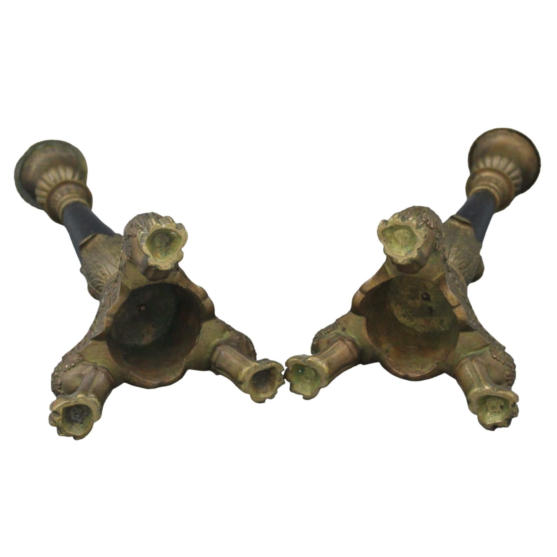 Coppia candelieri - Pair of candlesticks - Image 2 of 2