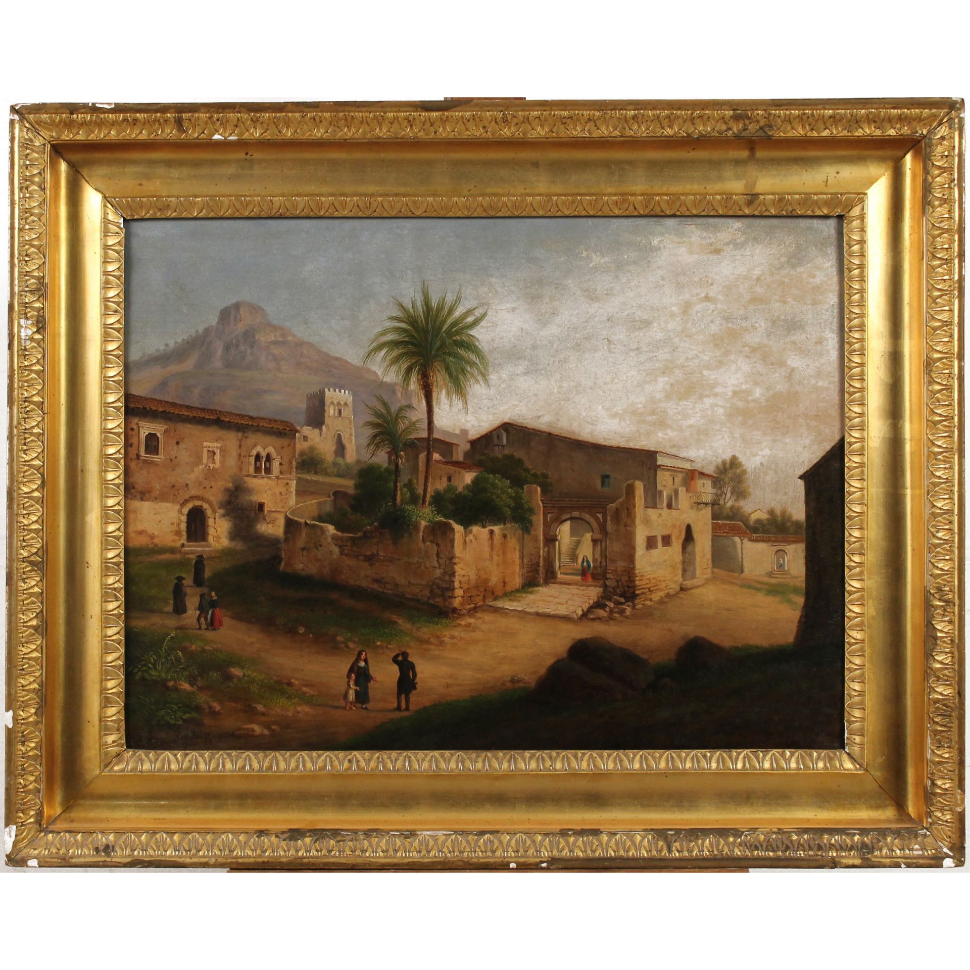 Andrea Sottile (1802/1856) "Fuori le mura" - "Out of the walls"