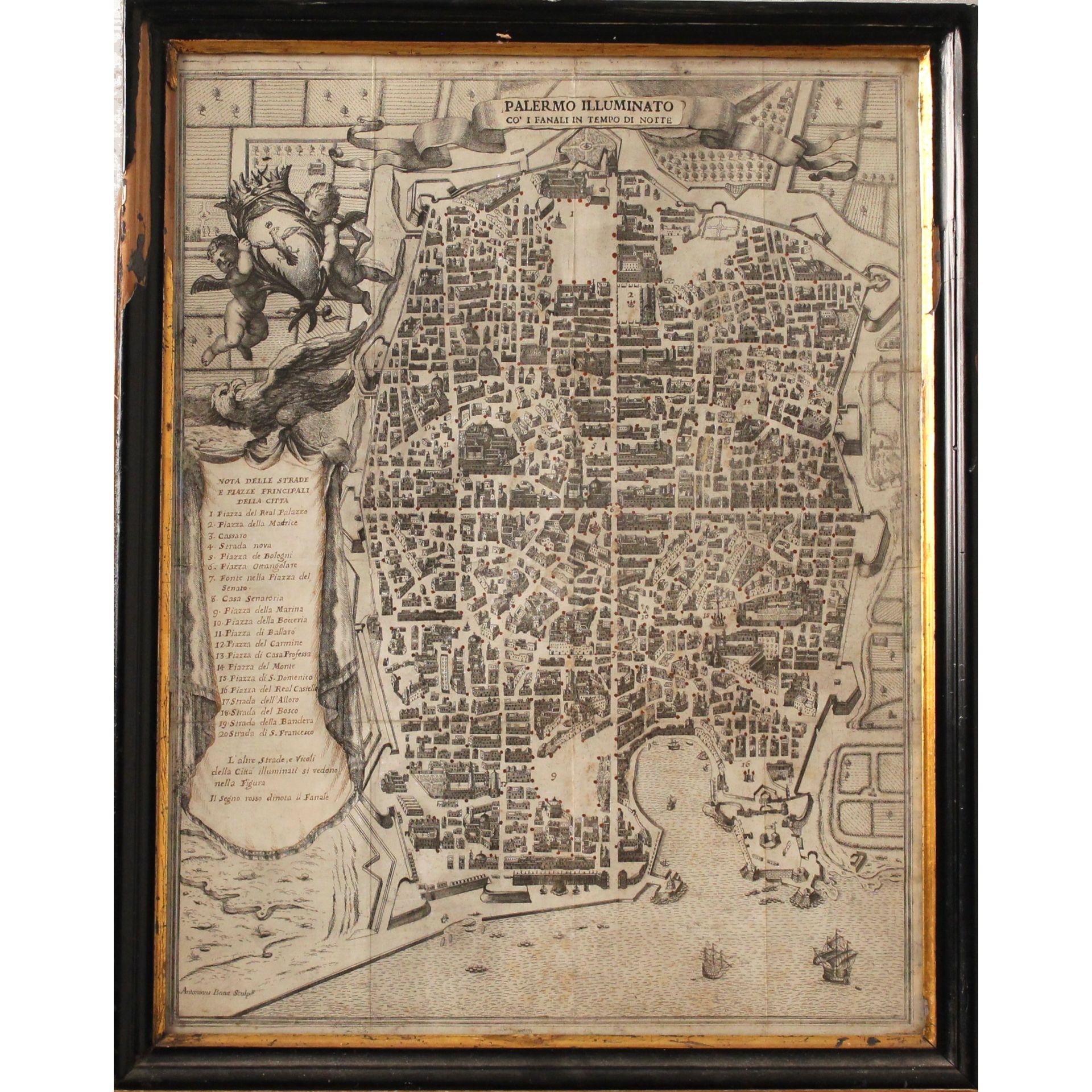 Pianta della città di Palermo - Palermo's Map