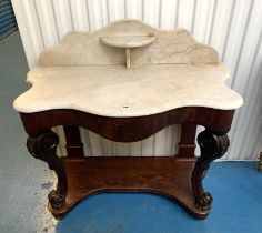 Marble top washstand