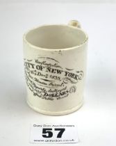 New York commemorative mug