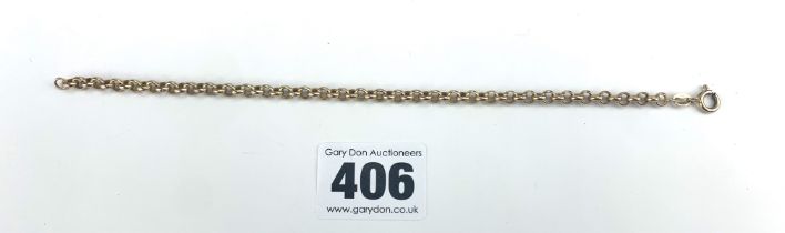 9k gold bracelet