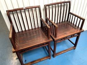 Pair of Chinese chairs