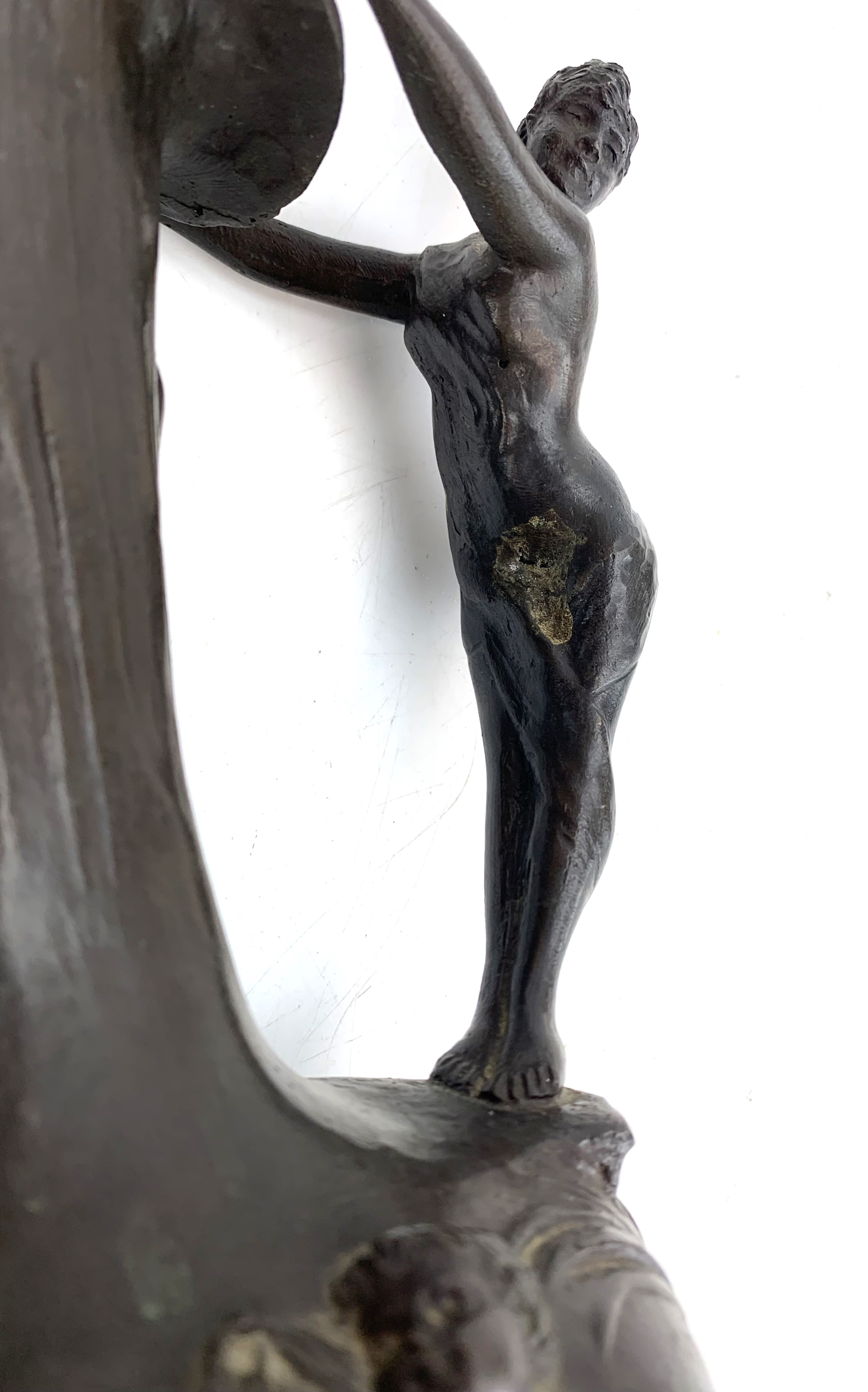 Art Deco bronze ewer - Image 8 of 9