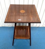 Inlaid square table