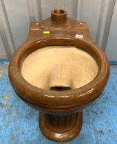 Antique ceramic toilet