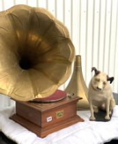 HMV gramophone & dog