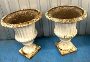 Pair of garden urns