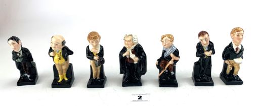 R. Doulton Dickens figures