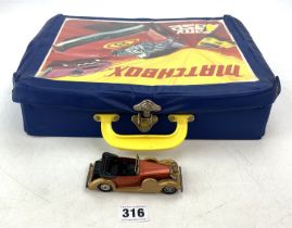 Matchbox case & cars