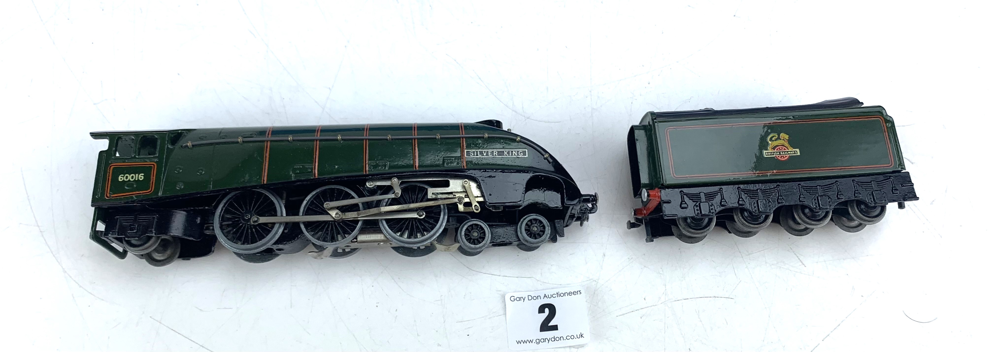 Hornby loco & tender - Image 2 of 4