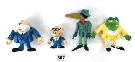 4 Danger Mouse figures