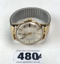 9k gold gents watch