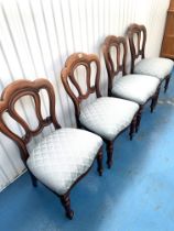 4 carved chairs