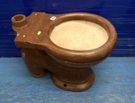 Antique ceramic toilet