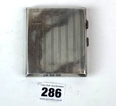 Silver cigarette case