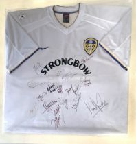 Leeds United signed shirt