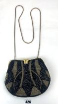 Beaded evening bag