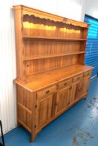 Pine welsh dresser