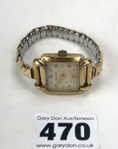 9k gold watch