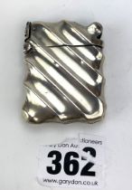 Silver vesta case