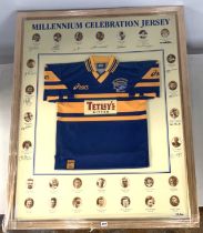 Leeds Rhinos framed jersey