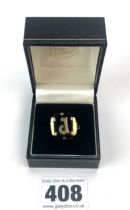 9k gold signet ring