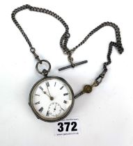 Silver pocket watch