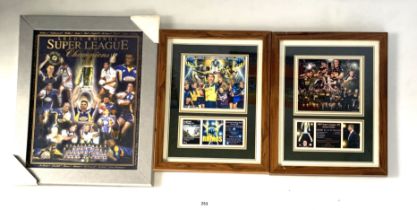 3 Leeds Rhinos posters