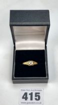 18k gold ring