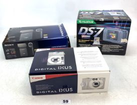 3 digital cameras