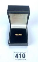 22k gold wedding band