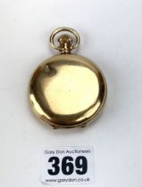 Plated pocket watch