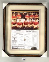 Manchester Utd signed poster