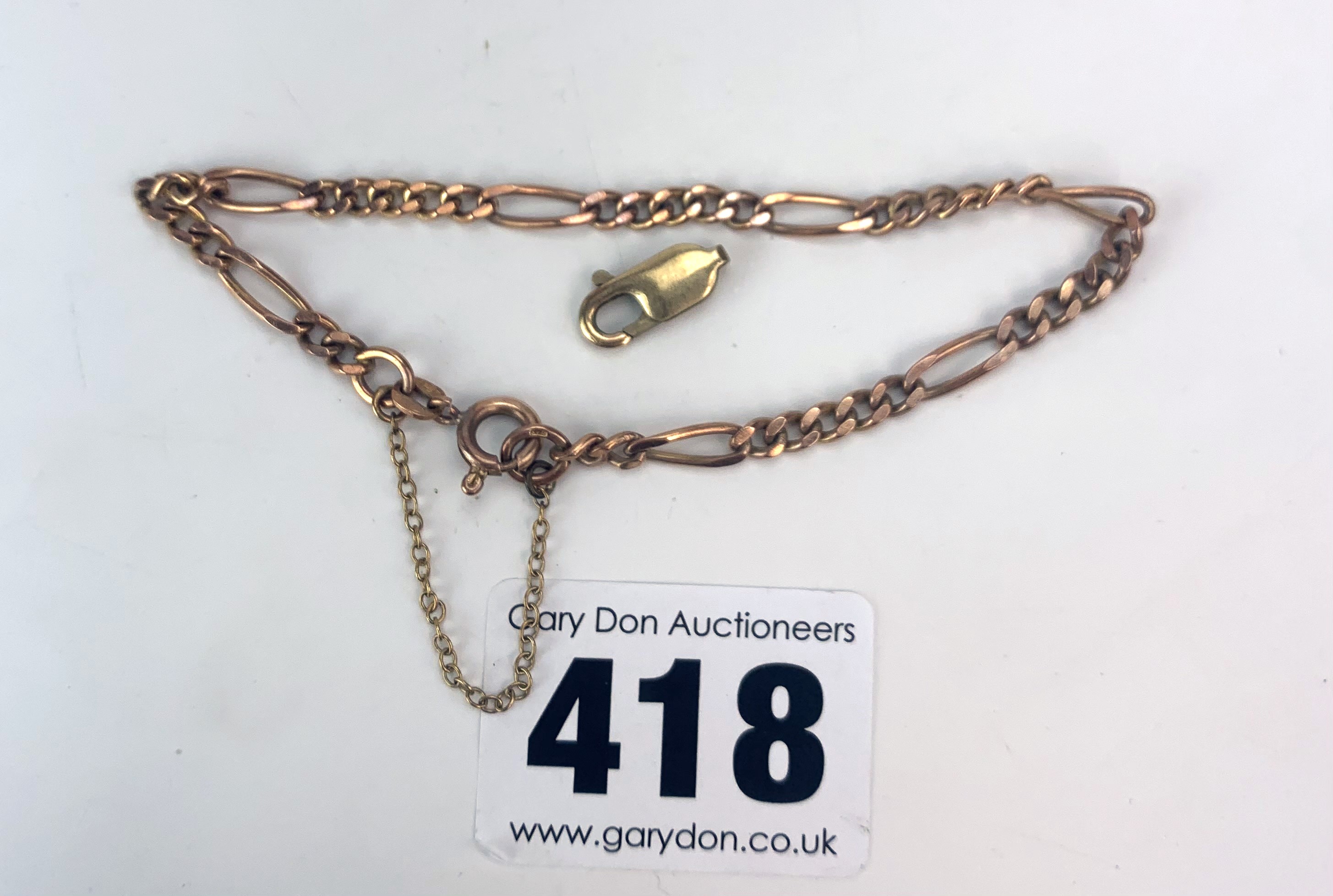 9k gold bracelet - Image 2 of 2