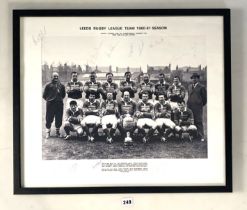 Leeds Rugby League signed photo