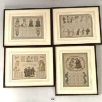 4 Kate Greenaway's Calendars