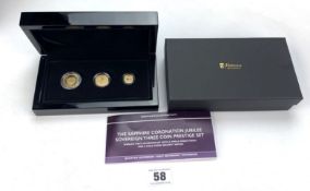 Sapphire Jubilee sovereign set