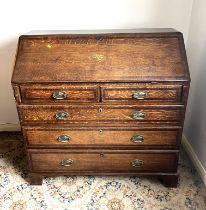 Oak bureau